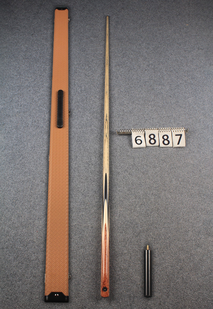 1 piece ash chinese 8 ball pool cue # 6887 WOODS CUES