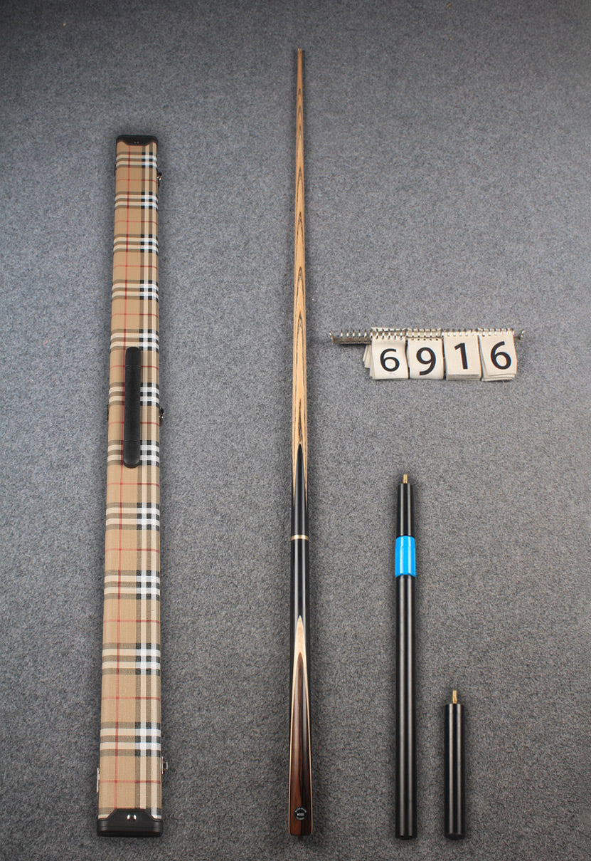 3/4 ash snooker cue  #6916 WOODS CUES