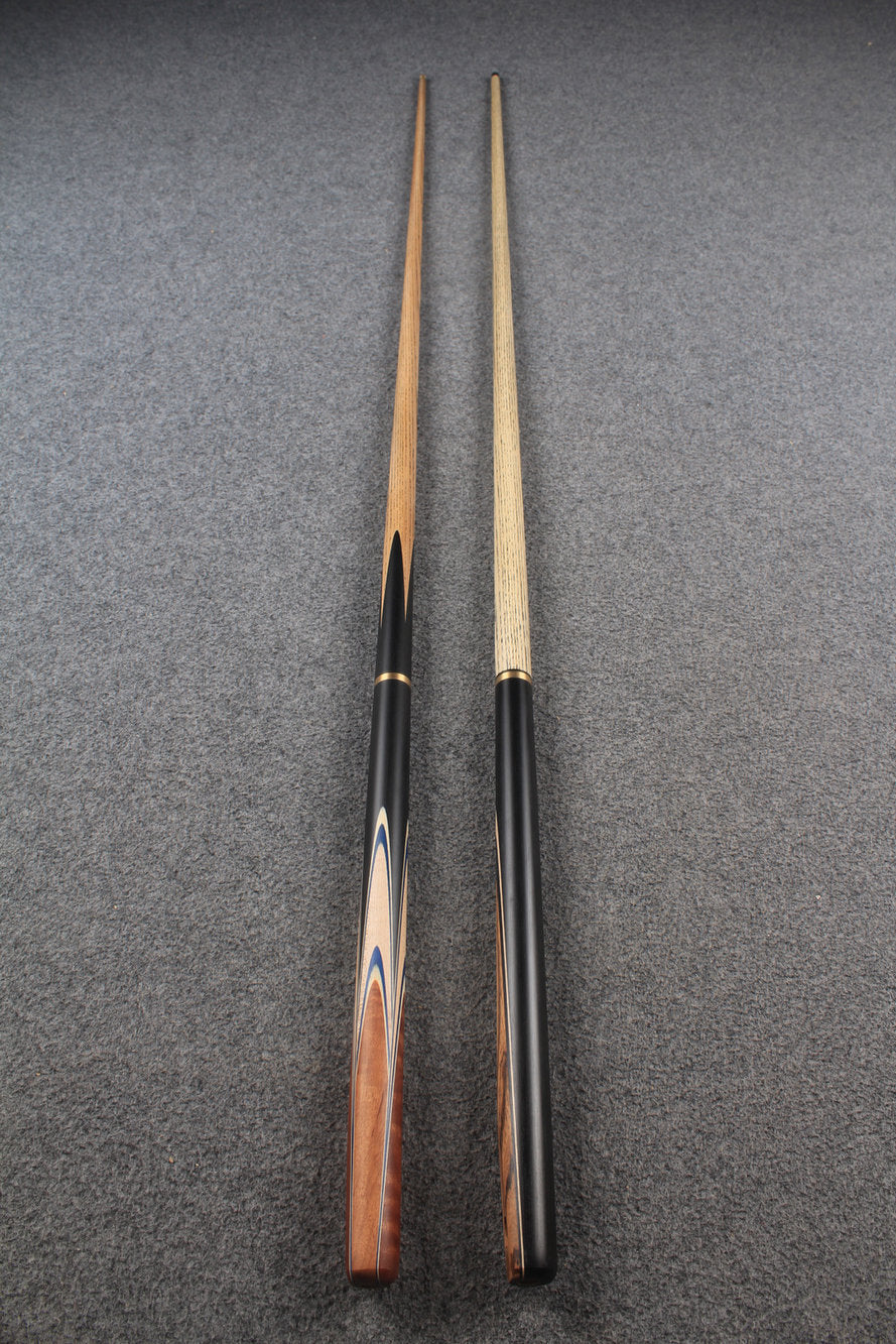 3/4 ASH english pool cue + break cue + case # 6927