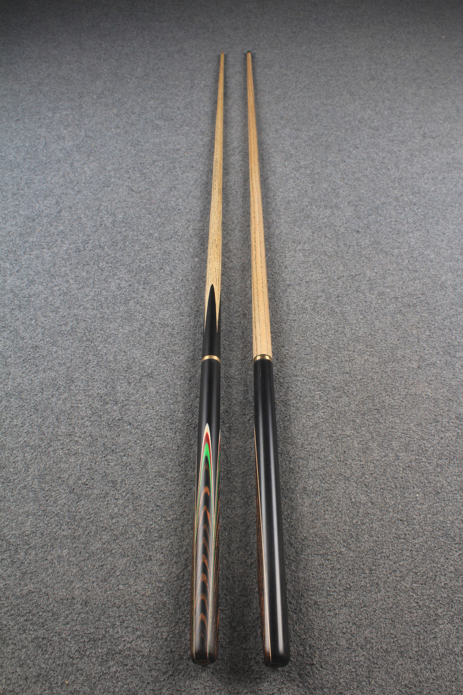 3/4 ASH english pool cue + break cue + case # 6929