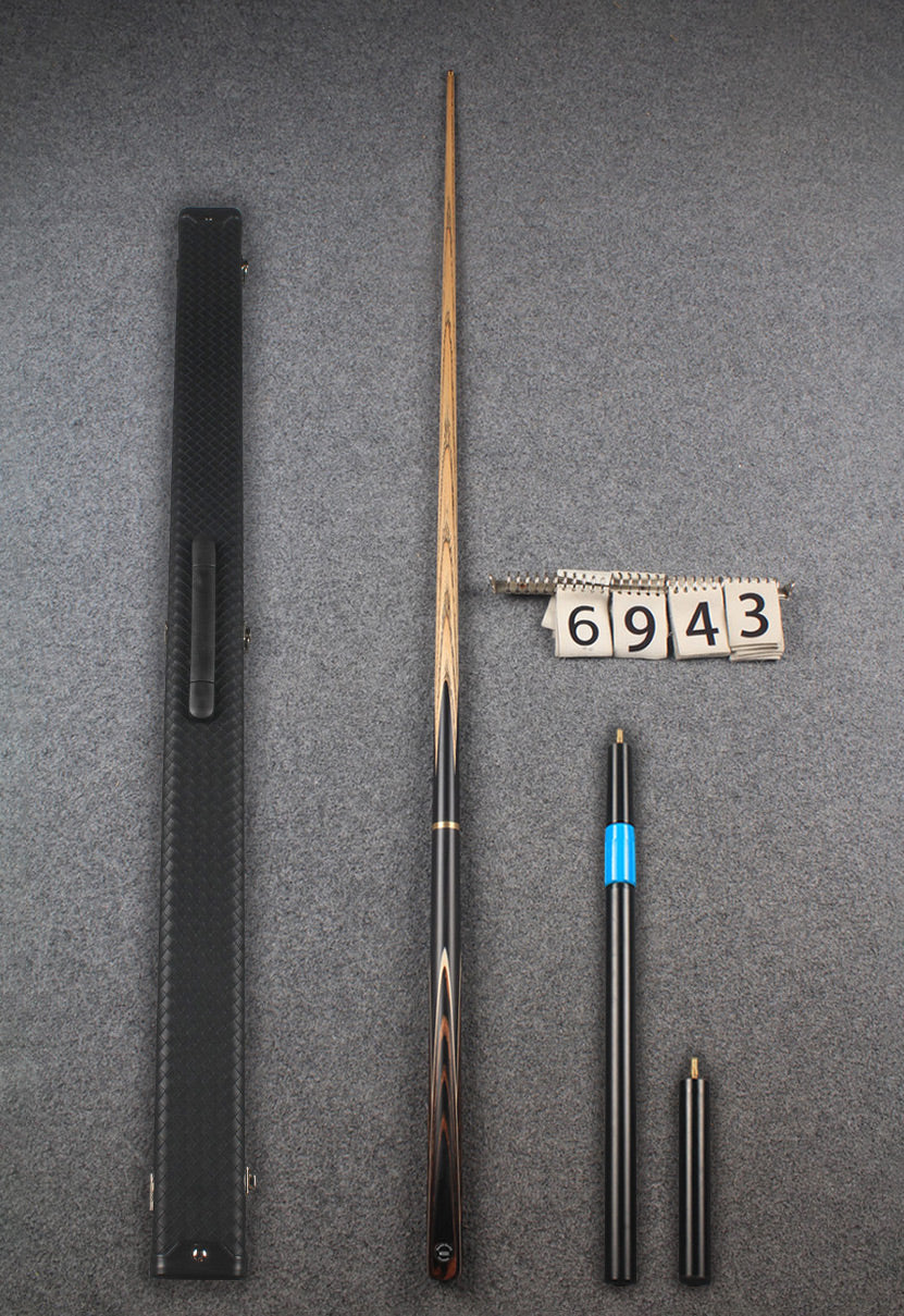 3/4 ash snooker cue  #6943 WOODS CUES
