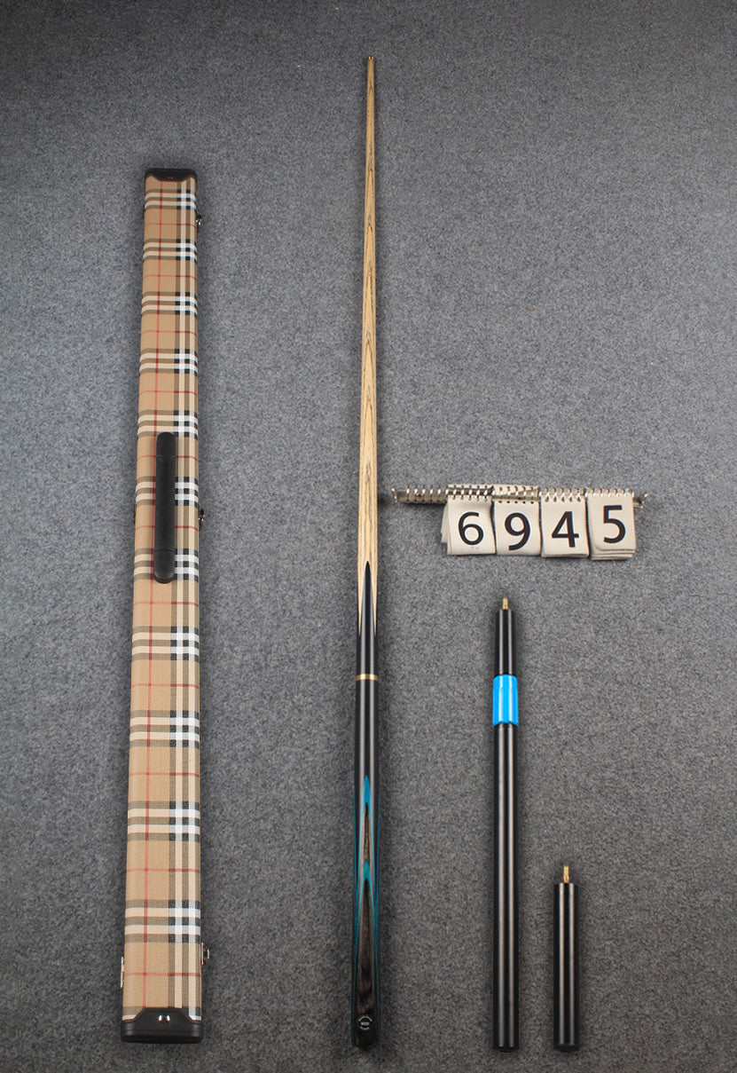 3/4 ash snooker cue  #6945 WOODS CUES
