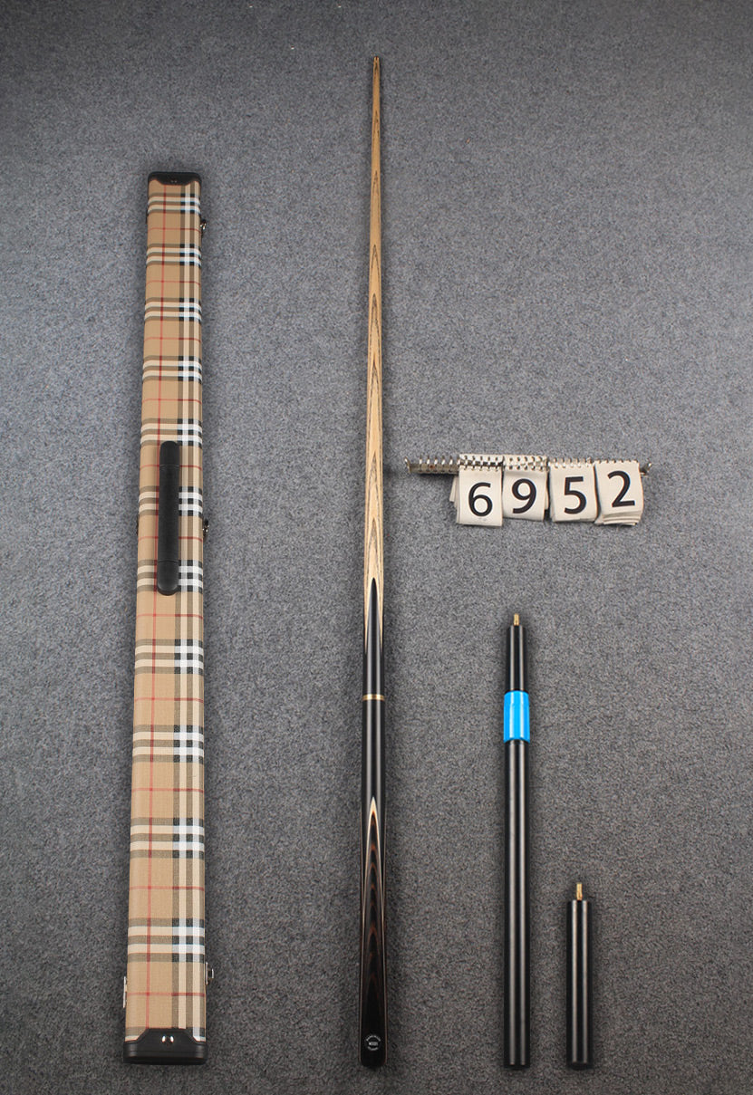 3/4 ash snooker cue  #6952 WOODS CUES