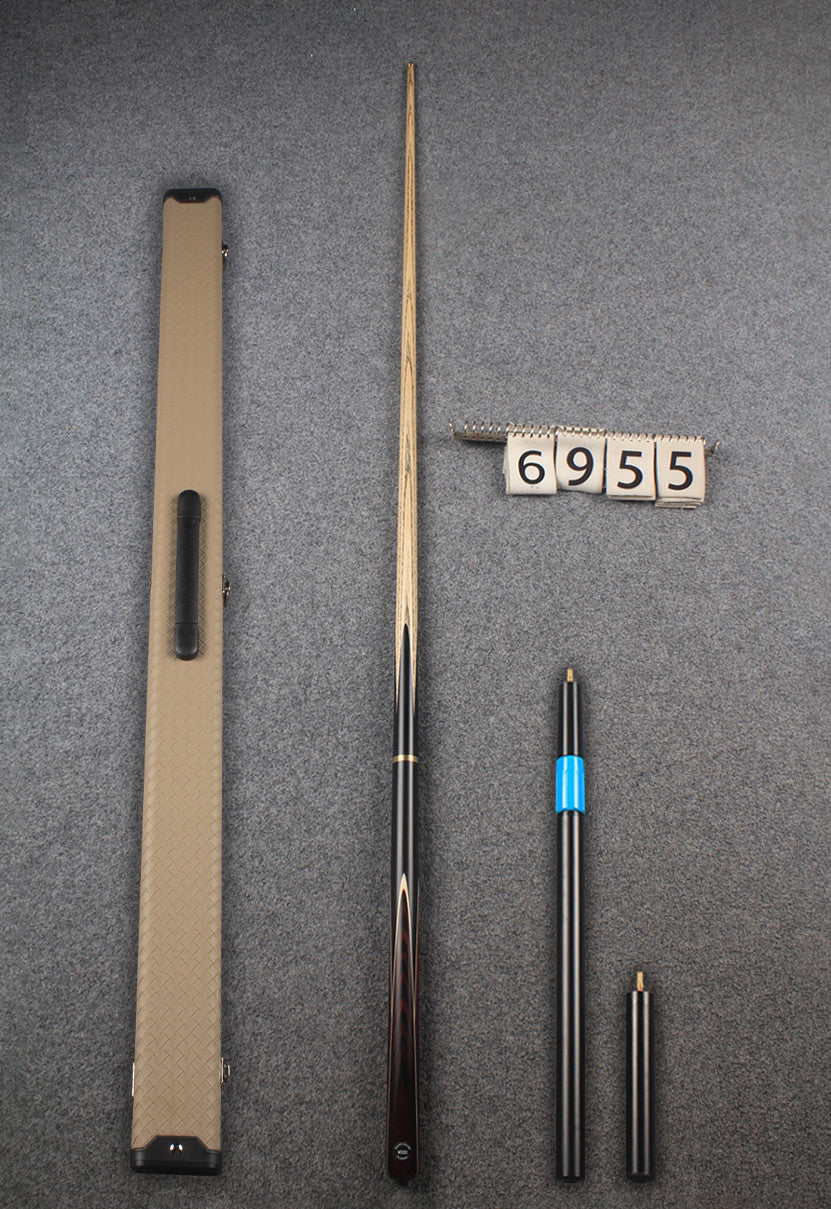 3/4 ash snooker cue  #6955 WOODS CUES