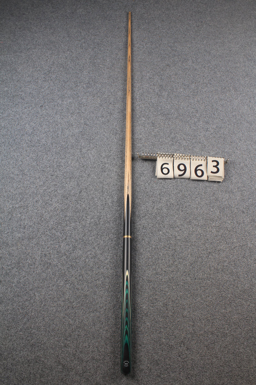 3/4 ash snooker cue  #6963 WOODS CUES