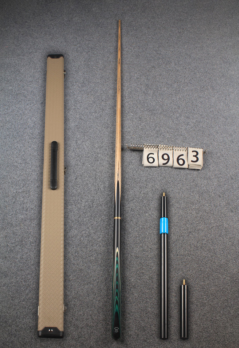3/4 ash snooker cue  #6963 WOODS CUES