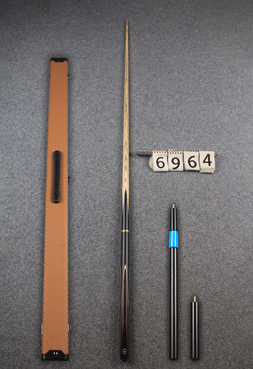 3/4 ash snooker cue  #6964 WOODS CUES