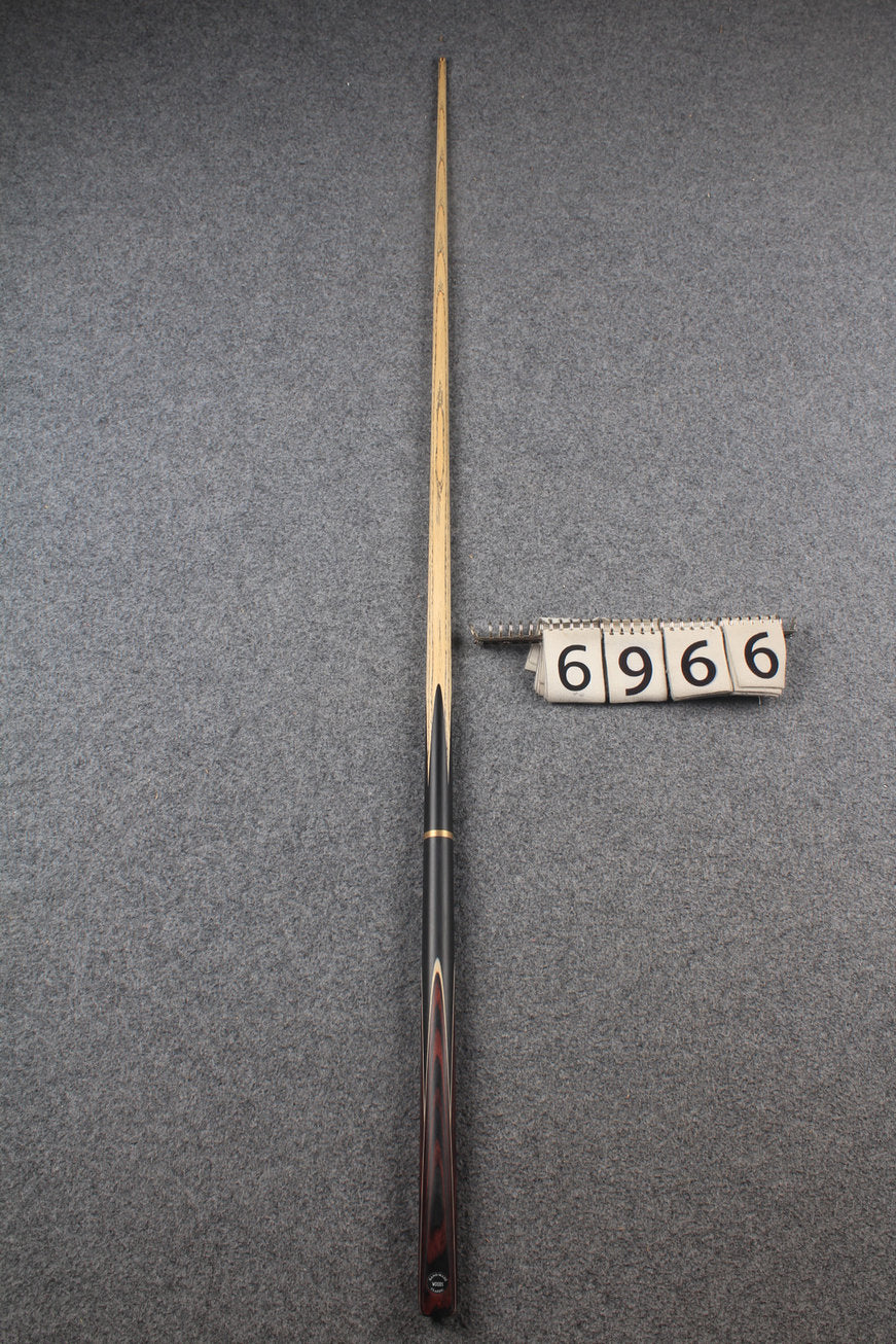 3/4 ash snooker cue  #6966 WOODS CUES