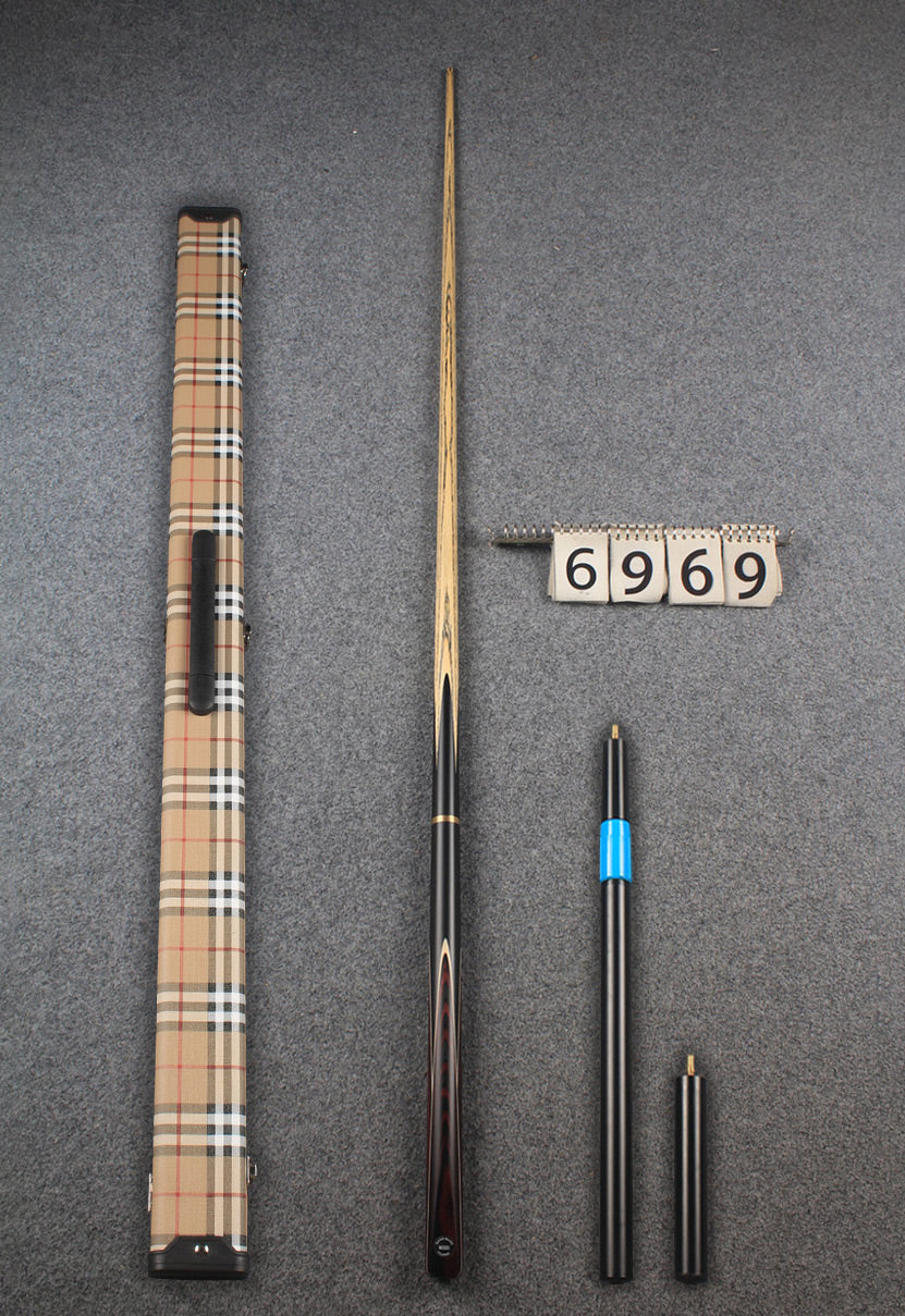 3/4 ash snooker cue  #6969 WOODS CUES