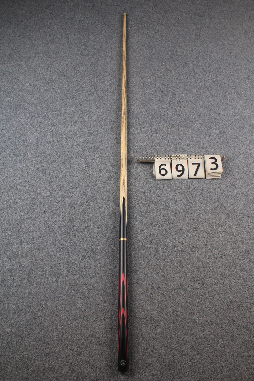 3/4 ash snooker cue  #6973 WOODS CUES