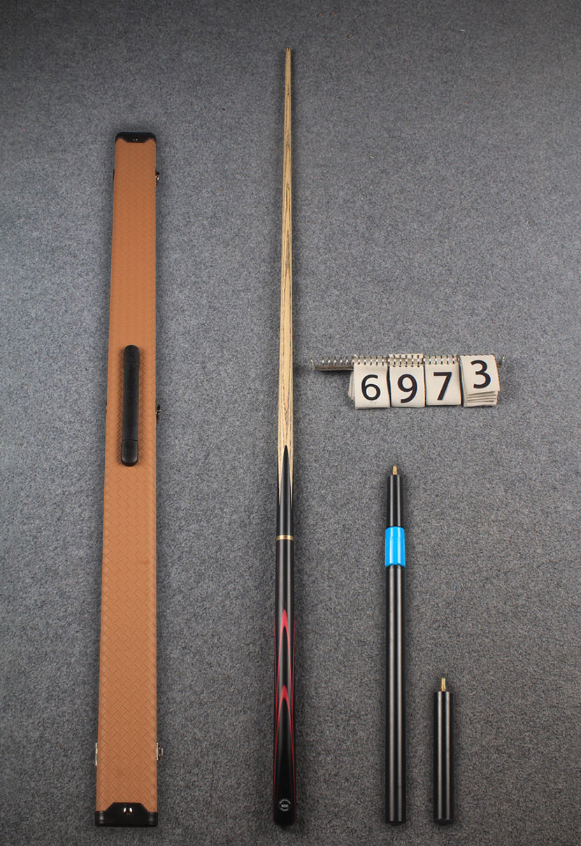 3/4 ash snooker cue  #6973 WOODS CUES