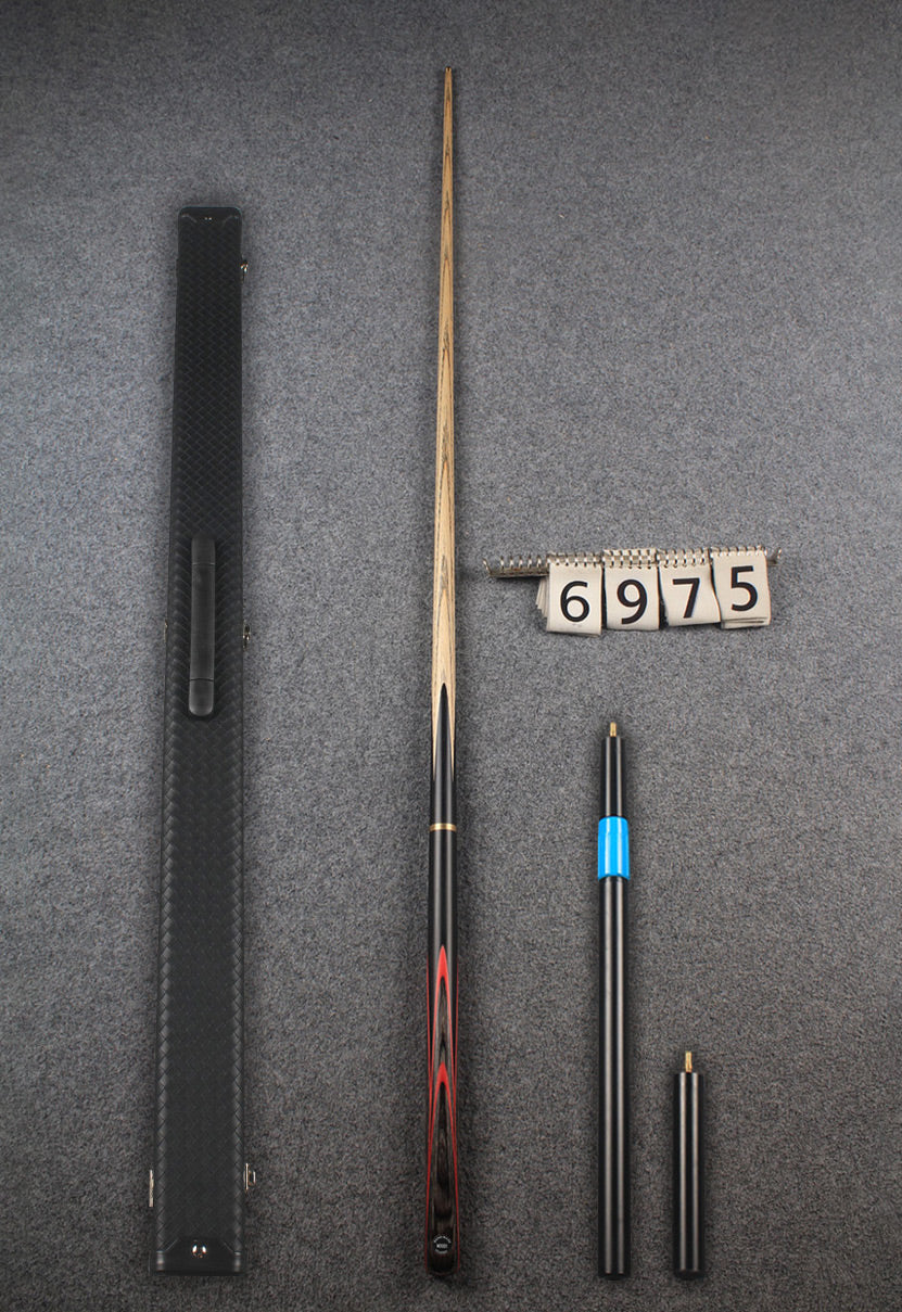 3/4 ash snooker cue  #6975 WOODS CUES