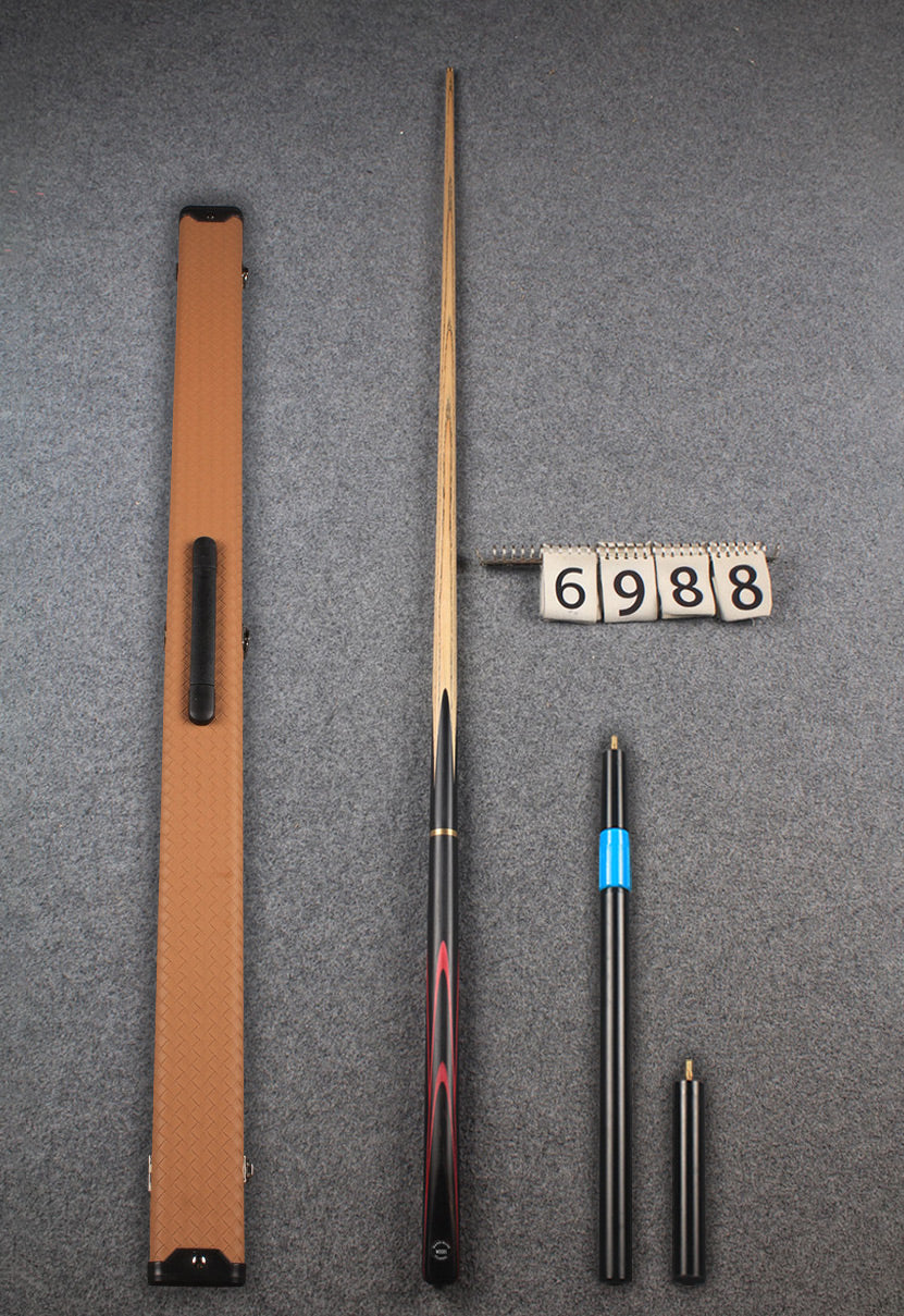 3/4 ash snooker cue  #6988 WOODS CUES
