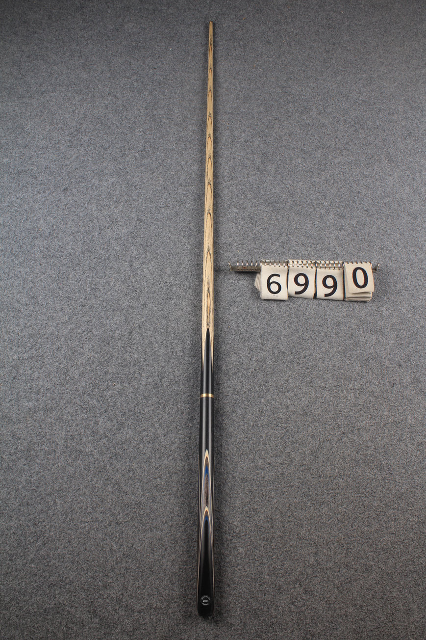 3/4 ash snooker cue  #6990 WOODS CUES