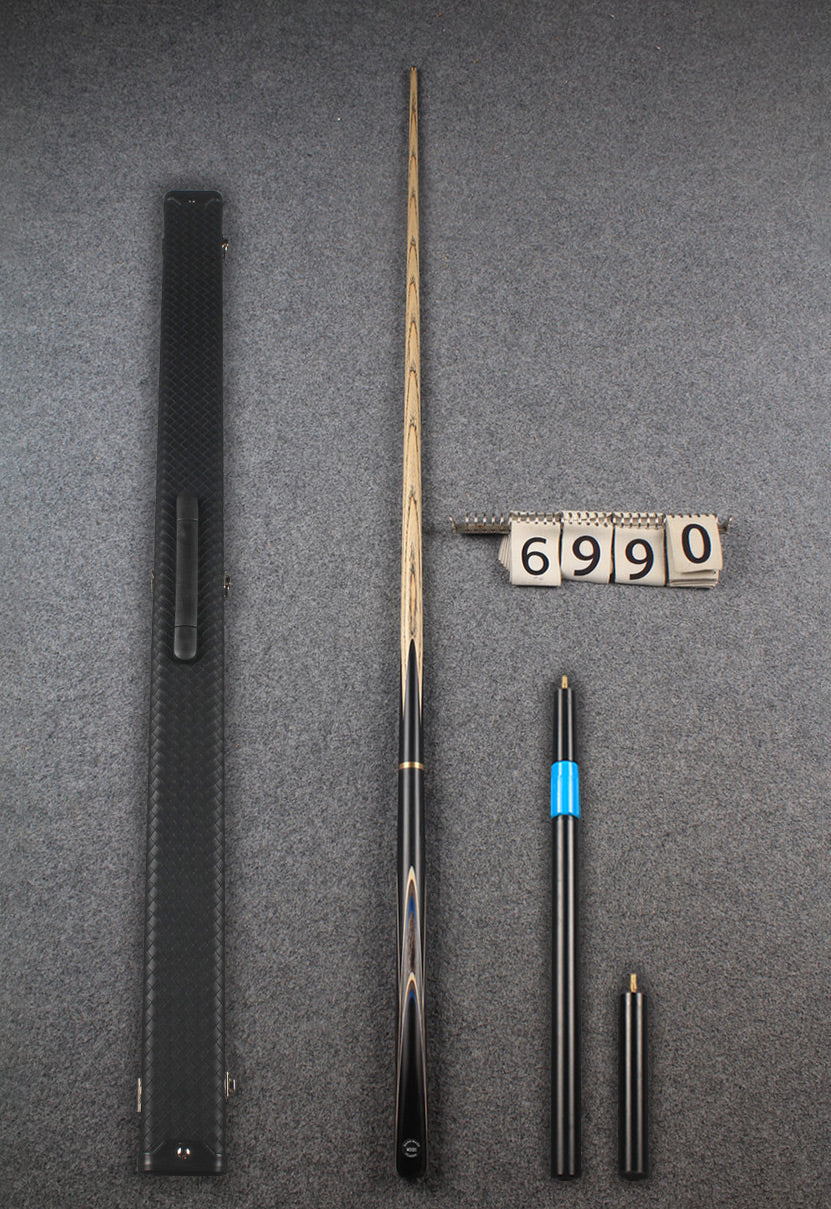 3/4 ash snooker cue  #6990 WOODS CUES