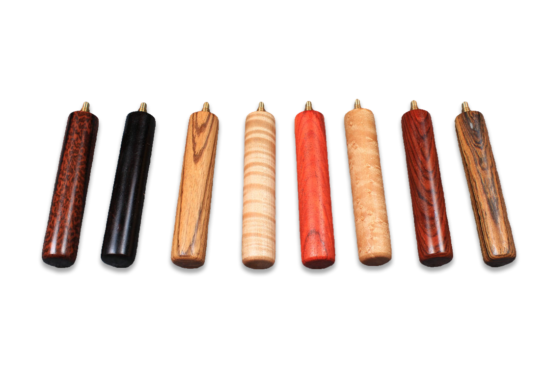 6 inch exotic wood mini butt