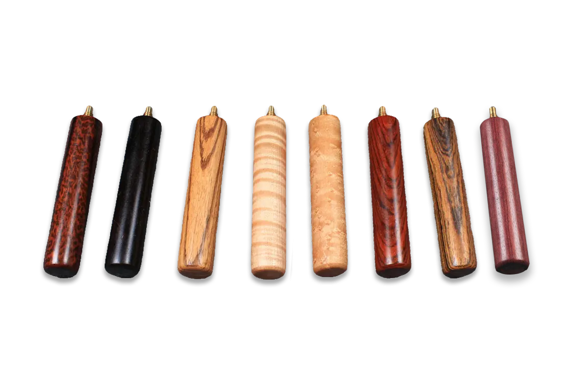 6 inch exotic wood mini butt