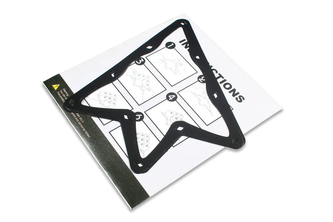 6 pcs magic/invisible rack sheet for 9 ball and 10 ball WOODS CUES