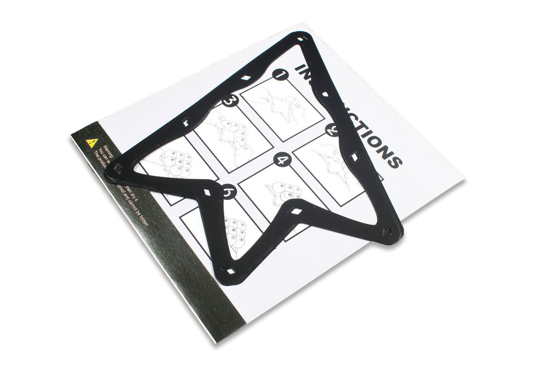 6 pcs magic/invisible rack sheet for 9 ball and 10 ball