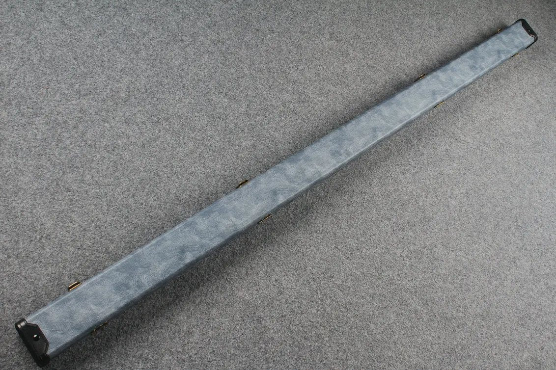 1 piece  leather snooker cue case with 2 slots WOODS CUES