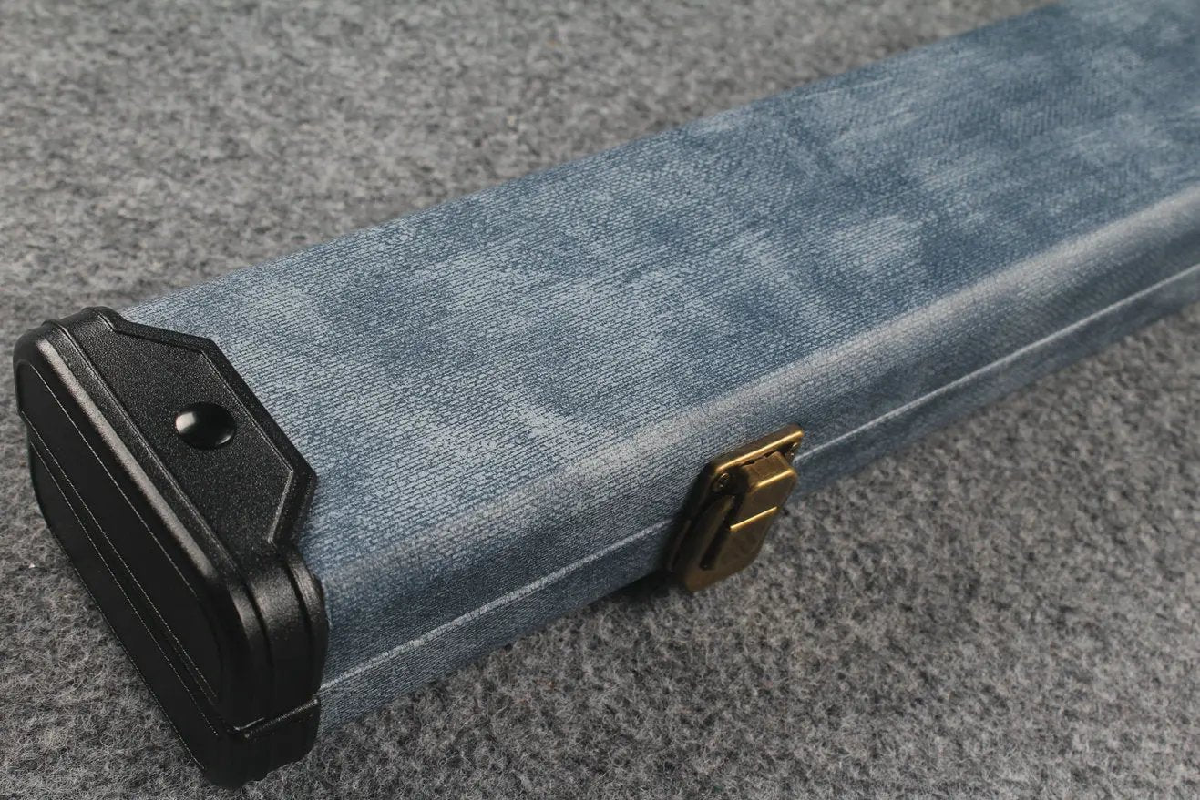 1 piece  leather snooker cue case with 2 slots WOODS CUES