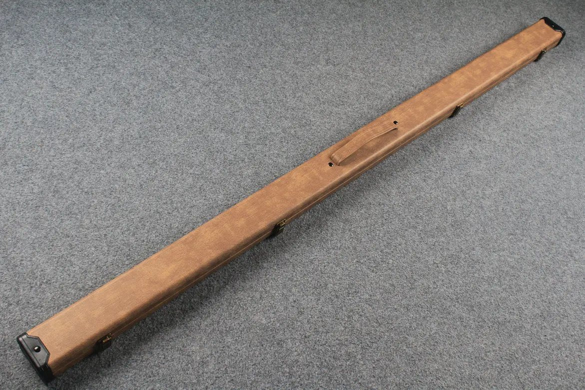 1 piece  leather snooker cue case with 2 slots WOODS CUES