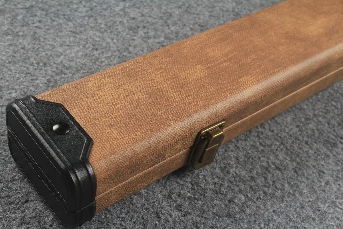 1 piece  leather snooker cue case with 2 slots WOODS CUES