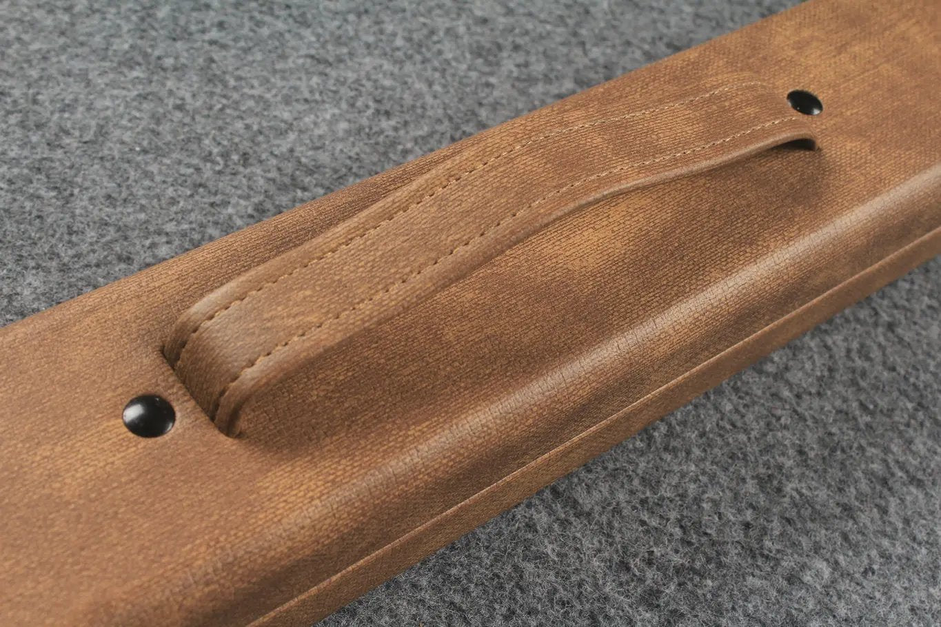 1 piece  leather snooker cue case with 2 slots WOODS CUES