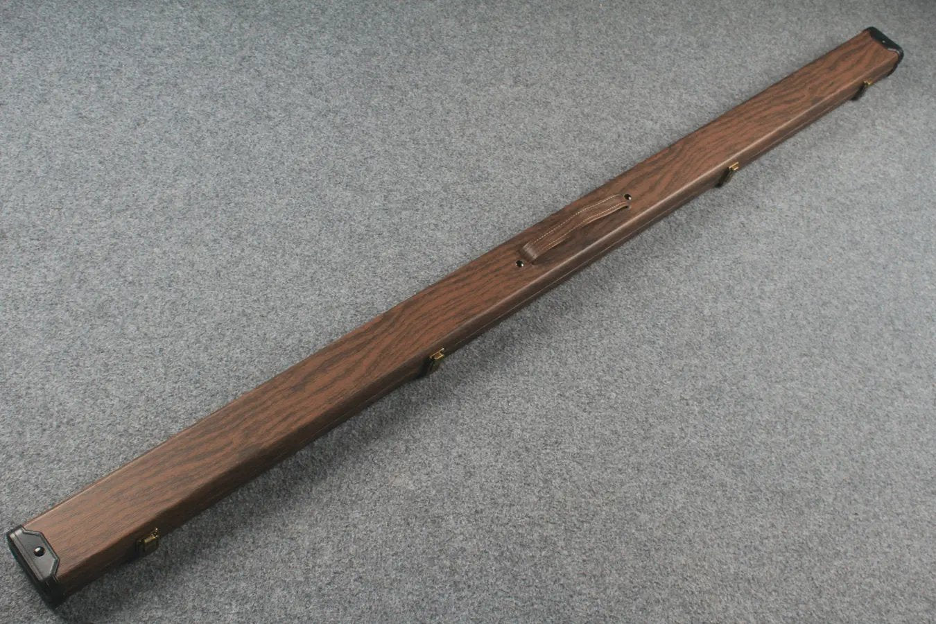 1 piece  leather snooker cue case with 2 slots WOODS CUES