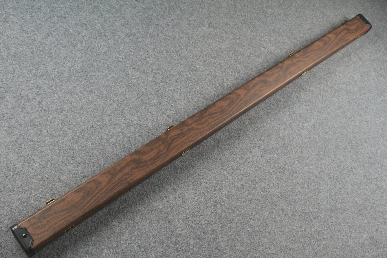 1 piece  leather snooker cue case with 2 slots WOODS CUES