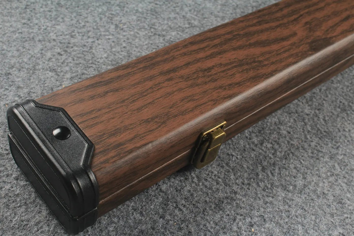 1 piece  leather snooker cue case with 2 slots WOODS CUES