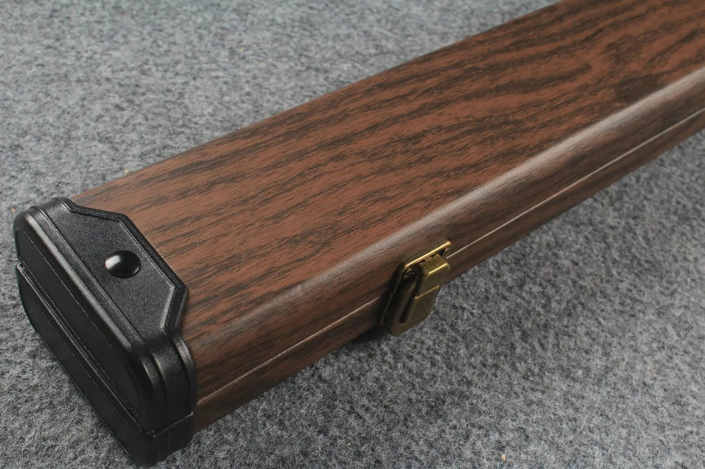 1 piece  leather snooker cue case with 2 slots WOODS CUES