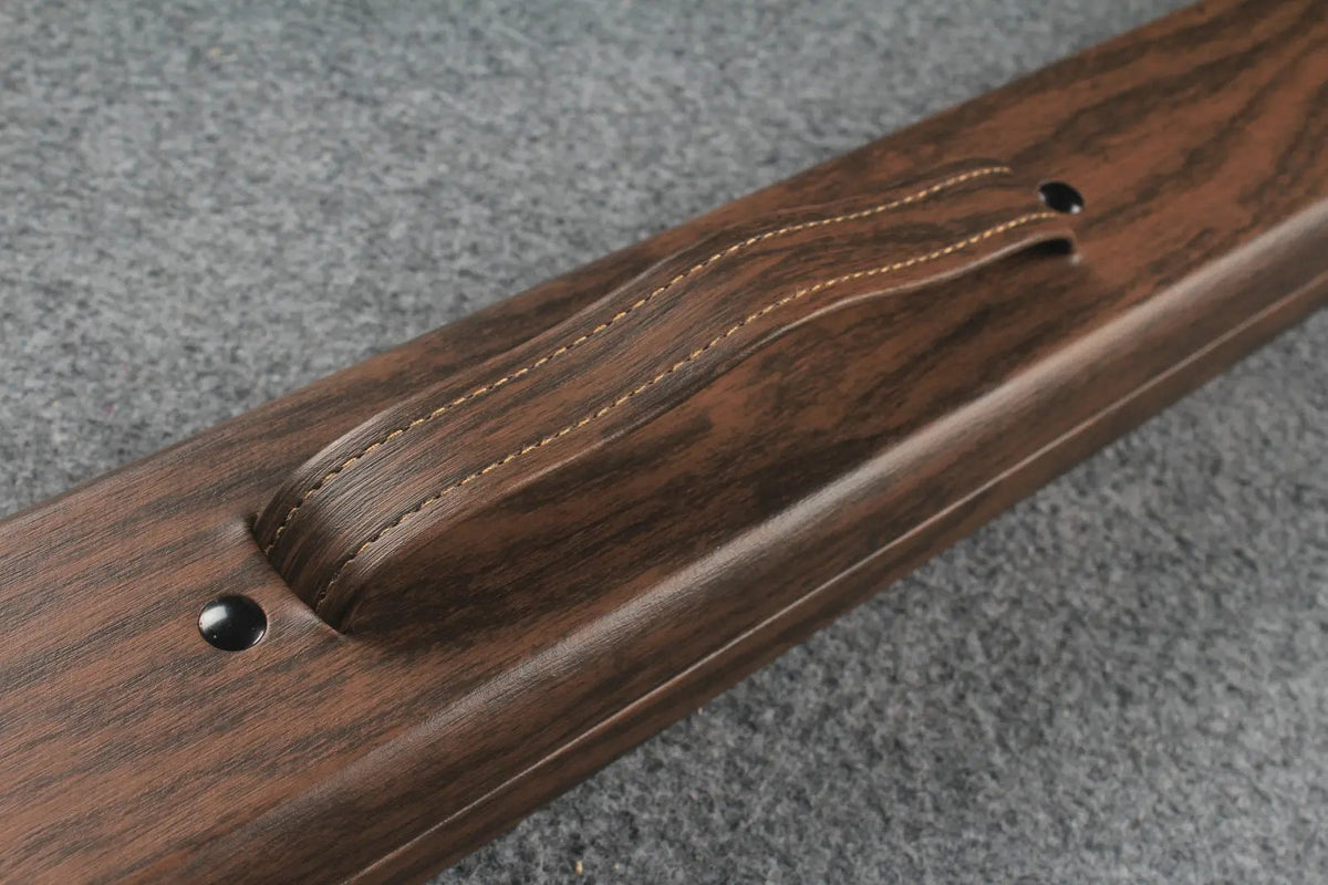 1 piece  leather snooker cue case with 2 slots WOODS CUES