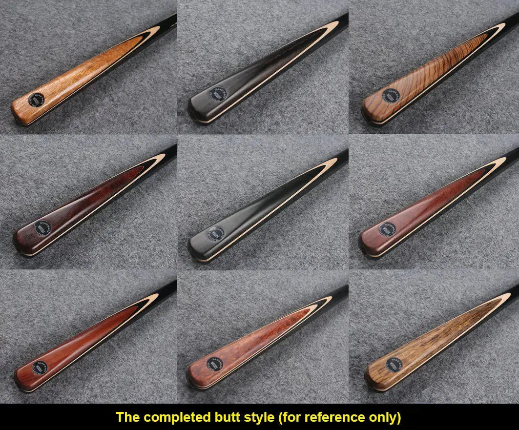 custom-made:  1 piece handmade ASH snooker / pool cue #263-#267 - made to order