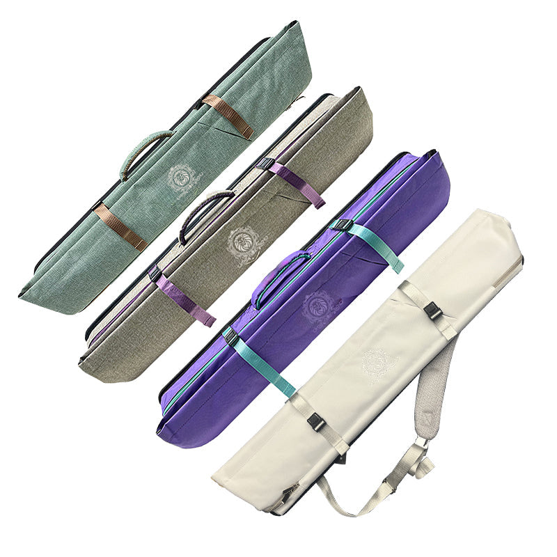 4×5 Pool Cue Case — 9-Slot, 4 Butts & 5 Shafts | Oxford Fabric Billiard Bag WOODS CUES
