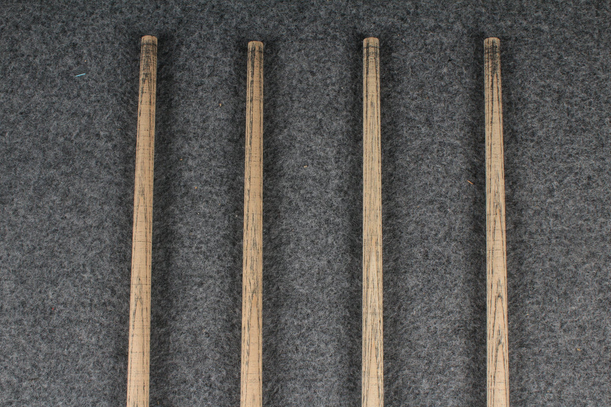 custom-made:  woods 1 piece handmade ASH snooker / pool cue #83-#86 - made to order WOODS CUES