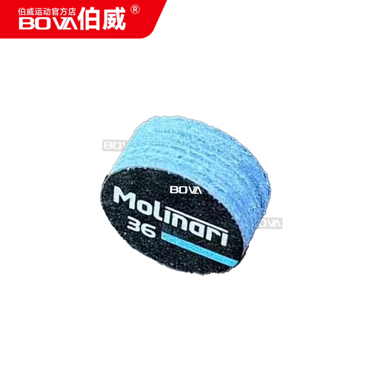 14mm Molinari 7-Layer Billiard Cue Tip - 4 Hardness Options - Professional Grade