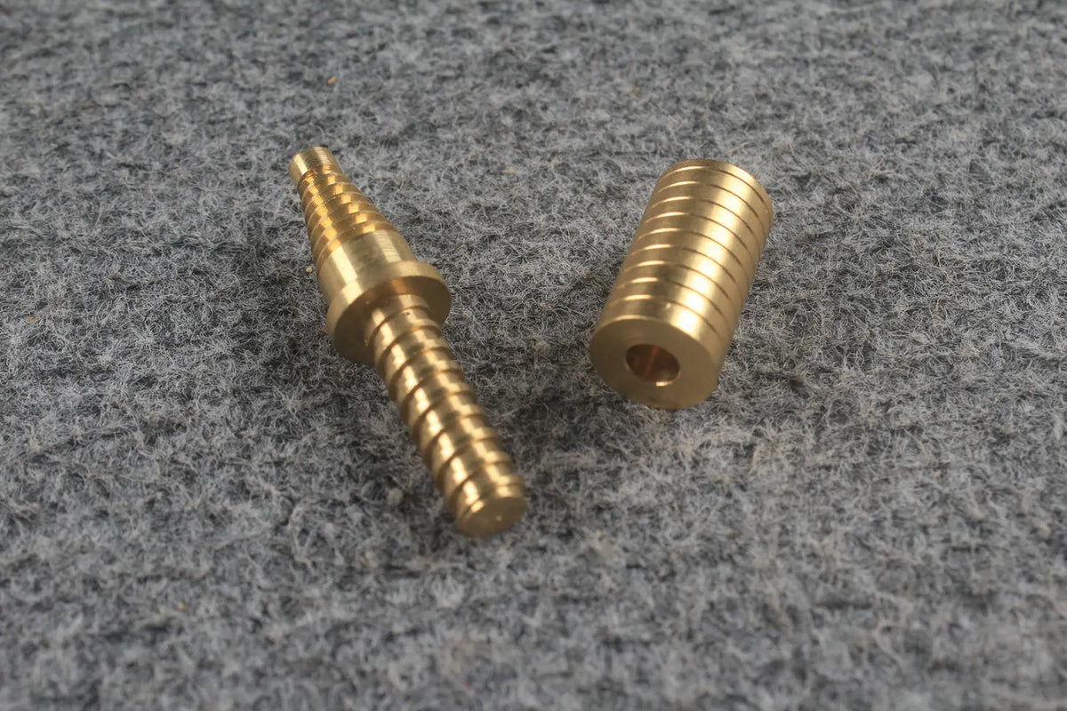 cue butt end joint brass pin and socket for osborne mini butt or extension WOODS CUES