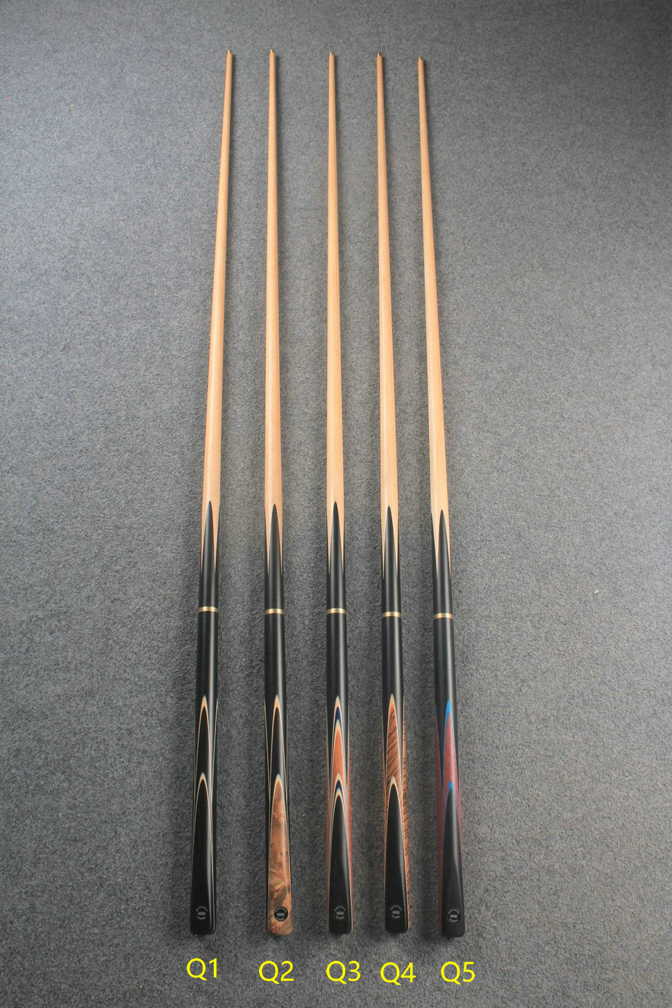 3/4 maple snooker cue 9.5 mm