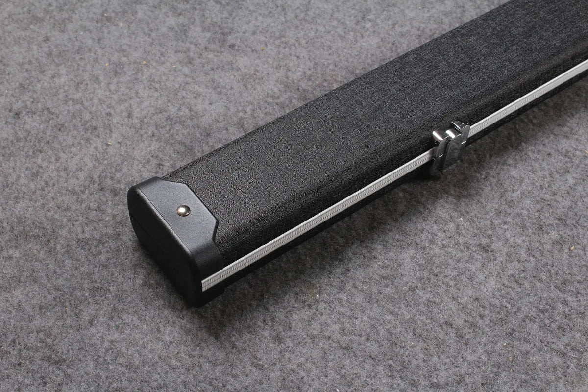 1 piece leather case aluminium construction with 2 slots ~halo style WOODS CUES