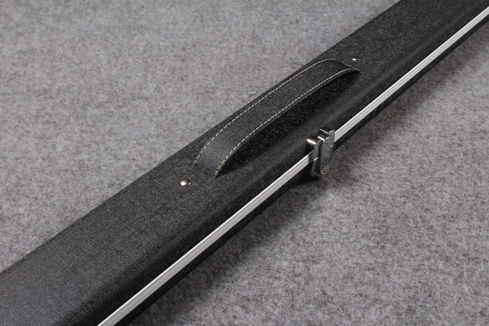 1 piece leather case aluminium construction with 2 slots ~halo style