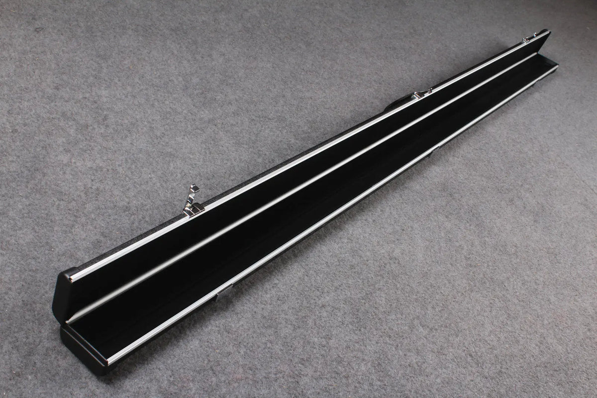 1 piece leather case aluminium construction with 2 slots ~halo style WOODS CUES