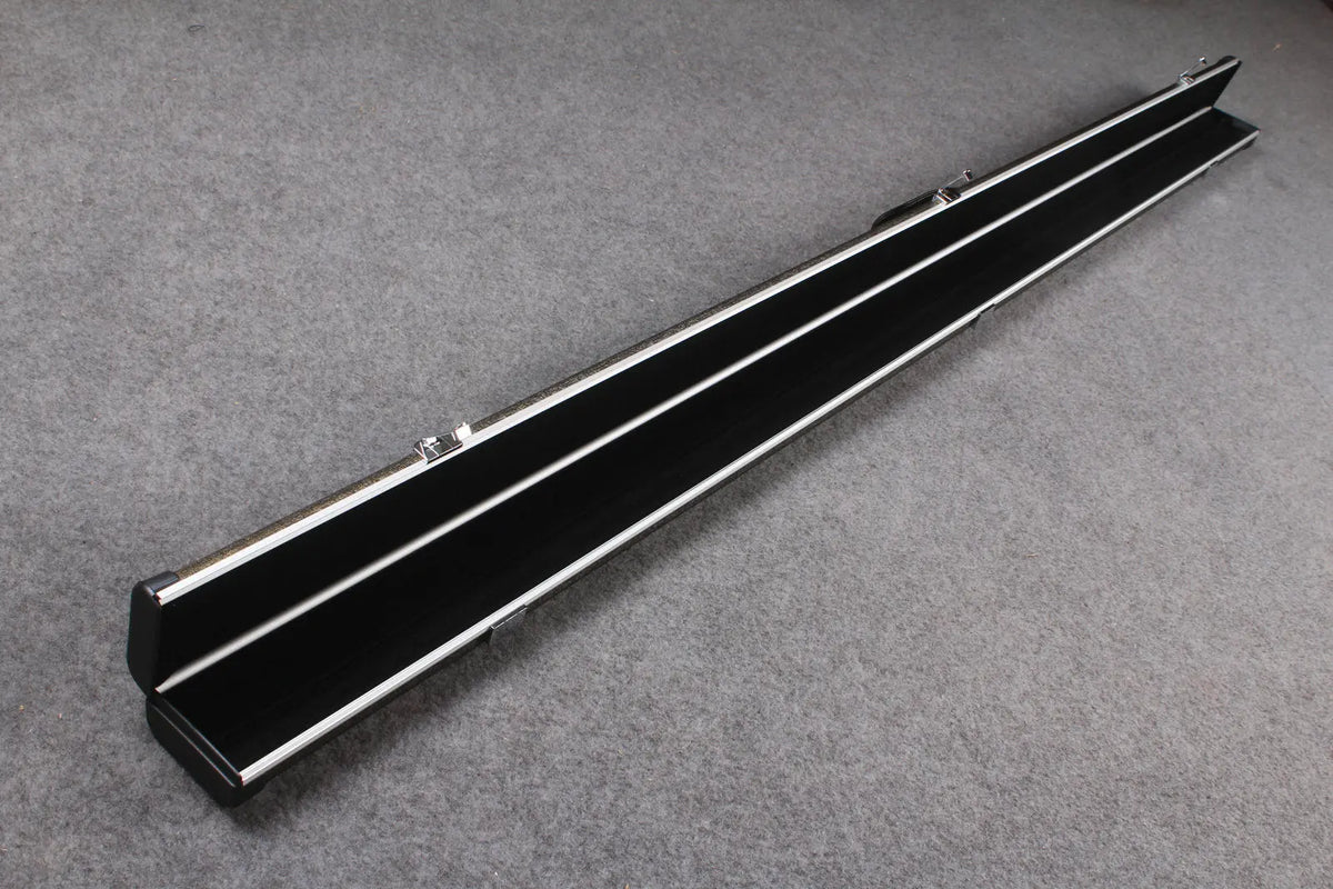 1 piece leather case aluminium construction with 2 slots ~halo style WOODS CUES