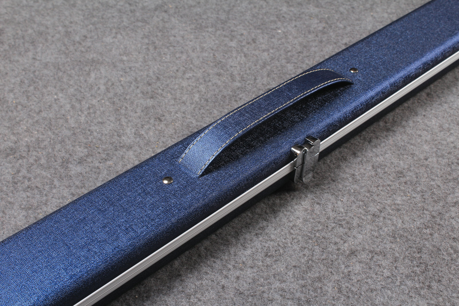 1 piece leather case aluminium construction with 2 slots ~halo style