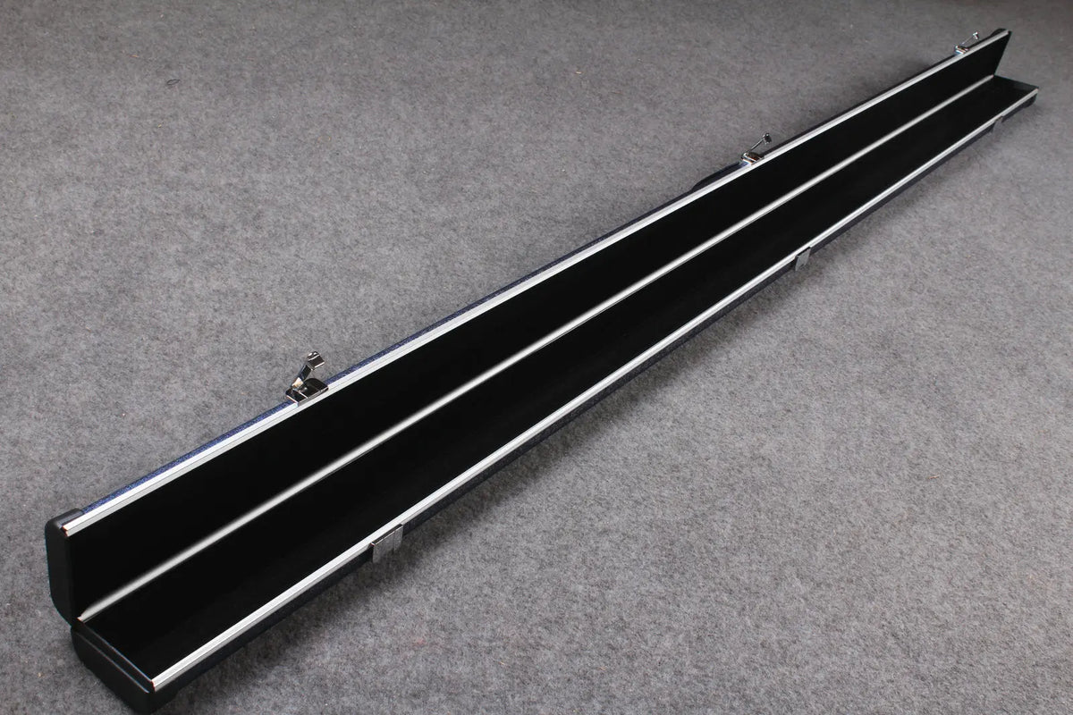 1 piece leather case aluminium construction with 2 slots ~halo style WOODS CUES