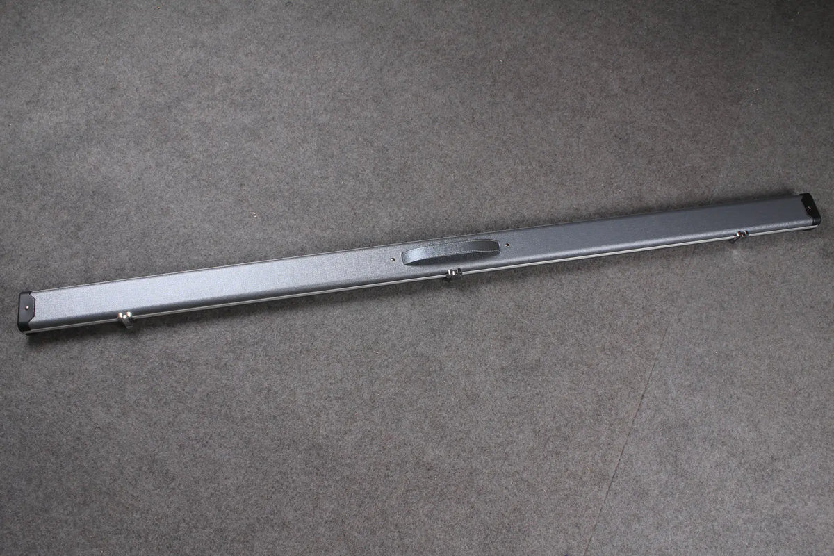 1 piece leather case aluminium construction with 2 slots ~halo style WOODS CUES