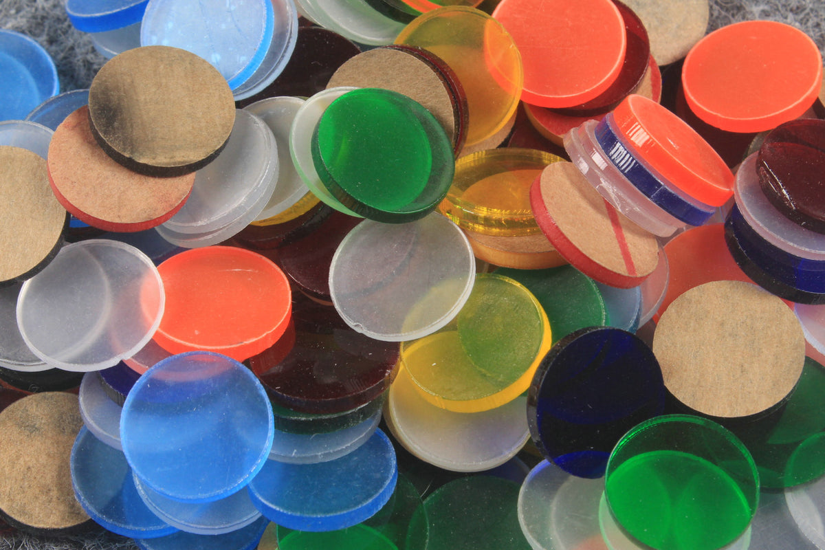 14.5 mm Colored Acrylic Pads