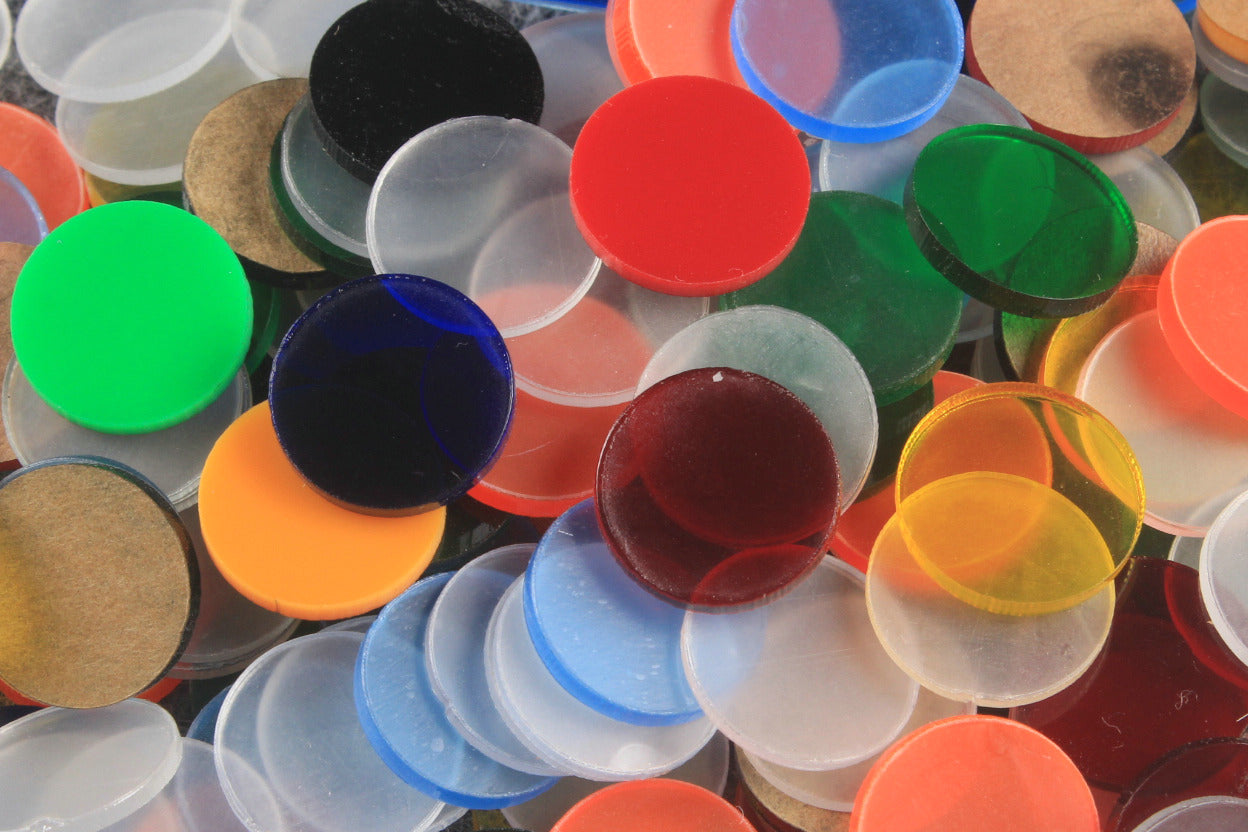 14.5 mm Colored Acrylic Pads