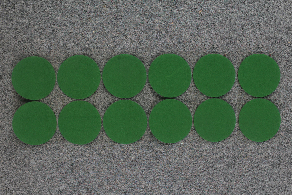 12 pcs Round Self-Adhesive Pool Snooker Spot Stickers - Billiard Tablecloth Repair Patches for Accurate Placement WOODS CUES