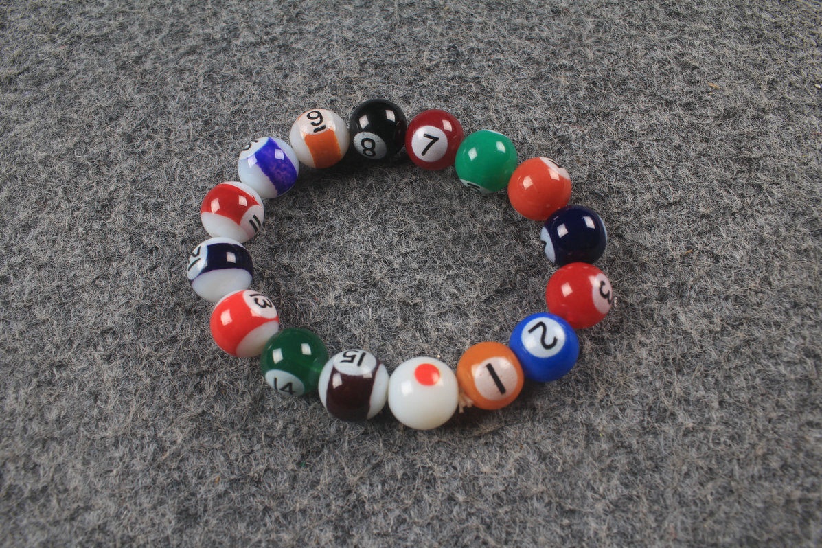 Bracelet jewelry-personalized accessories for billiards lovers WOODS CUES